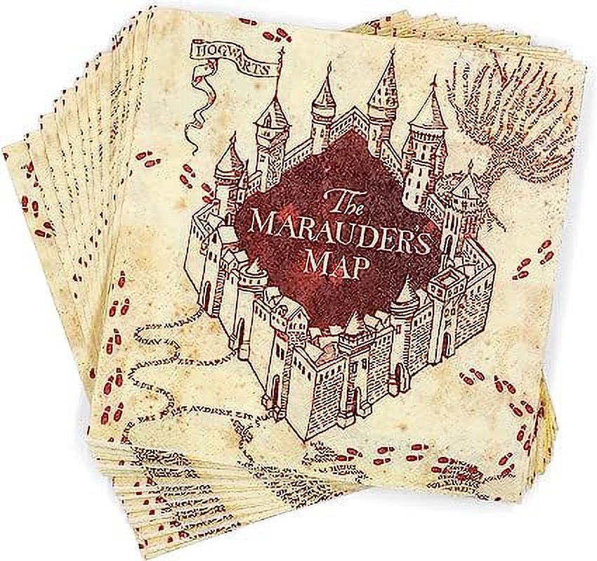 Harry Potter Mischief Managed Party Tableware, Paper Plates Cups